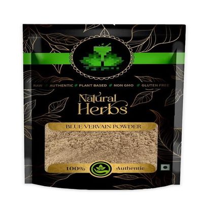 YUJI Blue Vervain Powder - Verbena Officinalis Powder - Pure & Natural (100 Grams)