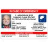 1 Cute Pooch Disability Alert In Case of Emergency Card (Red Emergency Card) view 1