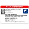 1 Cute Pooch Disability Alert In Case of Emergency Card (Red Emergency Card) view 2