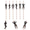 24pcs Bachelorette Party Drinking Straws Funny Straws Dancing Men Dancer for Cocktail Valentines Day Birthday Parties view 4