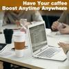 Ginkgo 100 Pack 20 oz Disposable Paper Coffee Cups with Lids and Sleeves, To Go Hot Coffee Cups for Business, Office, Cafes and Parties view 4