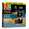 KIND Minis, Variety of Variety 1 Salted Caramel Dark Chocolate Nut/Dark Chocolate Almond Coconut (Pack of 20) 1, Dark Chocolate Nuts & Sea Salt/Caramel Almond & Sea Salt (Pack Of 20) Ilios Packaging view 2
