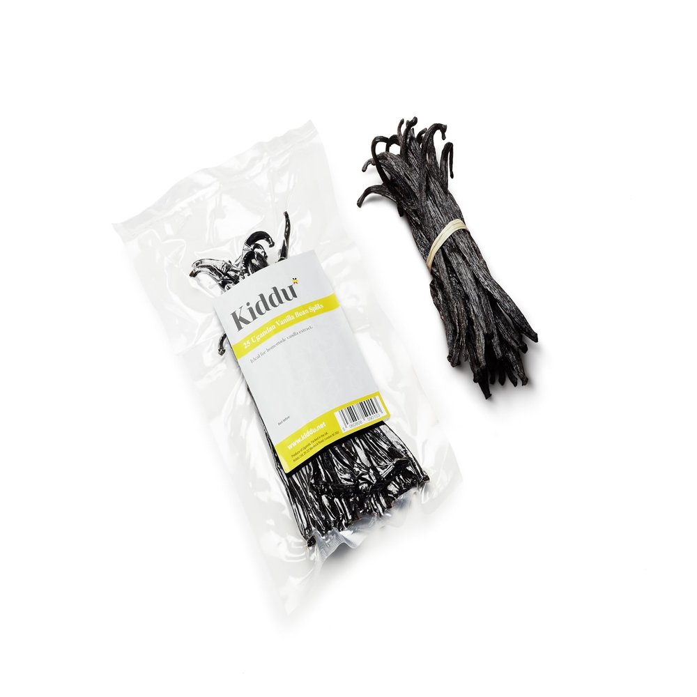 50 Split Vanilla Beans - Intense Ugandan Vanilla Beans 5-7 inches for Vanilla Extract