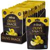 Mina Olive Snack Packs, Pitted Green Olives with Lemon, 2.11oz (Pack of 12) Healthy Snack Olives, Green Olives Pitted, Keto Snacks, Vegan, Gluten Free Travel Snacks, All Natural, 60 Calories per Pack view 1