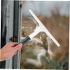 Hoement Ergonomic Handle Glass Scraper Shower Door Squeegee for Bathroom Window Cleaning Tool view 2