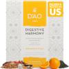 D'AO Labs Digestive Harmony - Organic Digestive Enzymes - Traditional Chinese Herbs & Chai Powder - Orange-Chai Flavor - Preserve Harmony Decoction (Bao He Wan) - 15 Individual Servings view 1