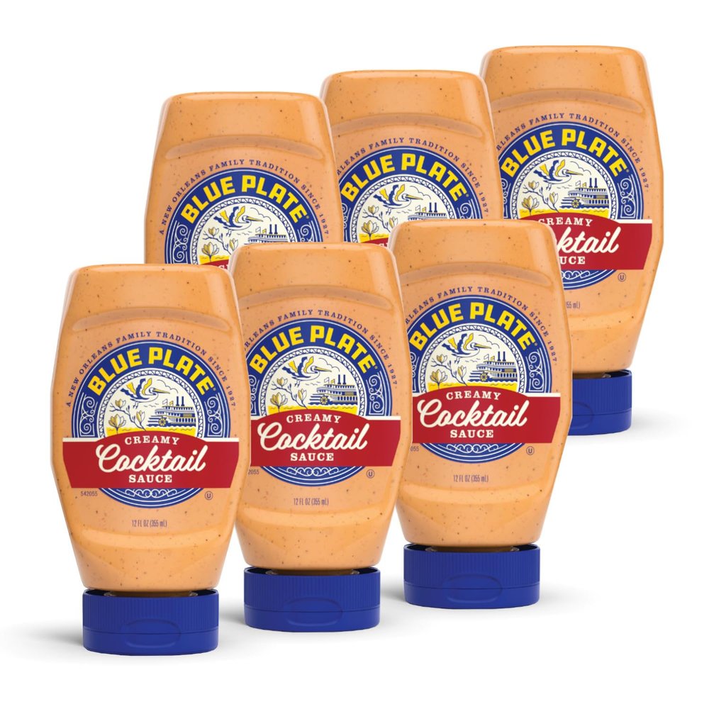 Blue Plate Mayonnaise Creamy Cocktail Sauce, 12 Fl Oz Squeeze Bottle (Pack of 6)
