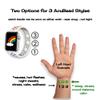 AcuBracelet Motion Sickness Watch Band for Nausea  Acupressure Strap for Balance, Stress, and Focus  Compatible with Apple Watch  White Rainbow Waterproof Silicone Solo Loop (S 42/49) view 4