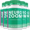 (5 Pack) Neuro Zoom Brain Boost Supplement, Advanced Memory Support Formula, Neuro Zoom Pills Nootropic, NeuroZoom Reviews (300 Capsules) view 1