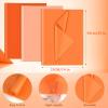 60 Sheets Fall Halloween Tissue Paper for Gift Bags, Assorted Orange Packaging Tissue Paper Bulk for Holiday DIY Art Crafts Birthday Wedding Decoratioon, 14 X 20 Inch view 2