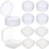 Healifty Mini Pill Organizer Ear Plug Storage Box Clear Plastic Compact Case 20 Compartments Portable for Travel Daily Use view 1