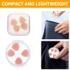 Healifty Mini Pill Organizer Ear Plug Storage Box Clear Plastic Compact Case 20 Compartments Portable for Travel Daily Use view 2