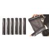 JEWIIP Black Osmotic Plastic Body Wrap, Workout and Sweat Enhancer Stomach Wrap Body Wrap Film, 6 Rolls Premium Black Osmotic Plastic Slimming Body Wrap Film, 60m, Body Wrap Thermal Film Body Effect view 1
