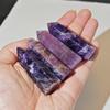 2.75"-3.14" Natural Healing Fluorite Crystals Wands Polishing Reiki Energy Stone Hexagonal Point Obelisk Large Gemstones for Meditation Therapy Grid Gifts (Amethyst/1.96-2.75inch 4pcs) view 2