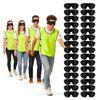 CROUVM 30 Pack Party Game Blindfolds, Disposable Blackout Sleep Masks Bulk for Men Women, Light Blocking Eye Mask for Team Building Adult Kids Activities Travel Sleeping view 1