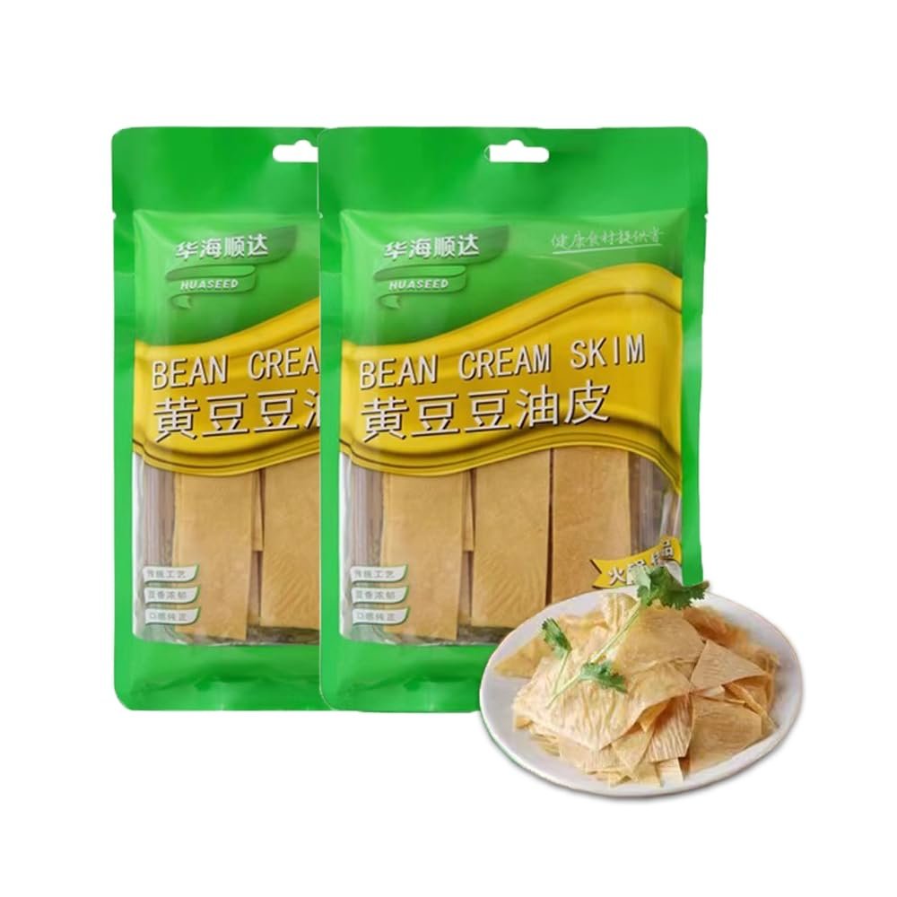 300G Tofu sheets, Tofu Skin, Containing Protein, Vegetarian Dried Bean Skin Mixed With Cold Vegetables, Hot Pot Food Materials, Bean Products, Non Gmo Soybeans.