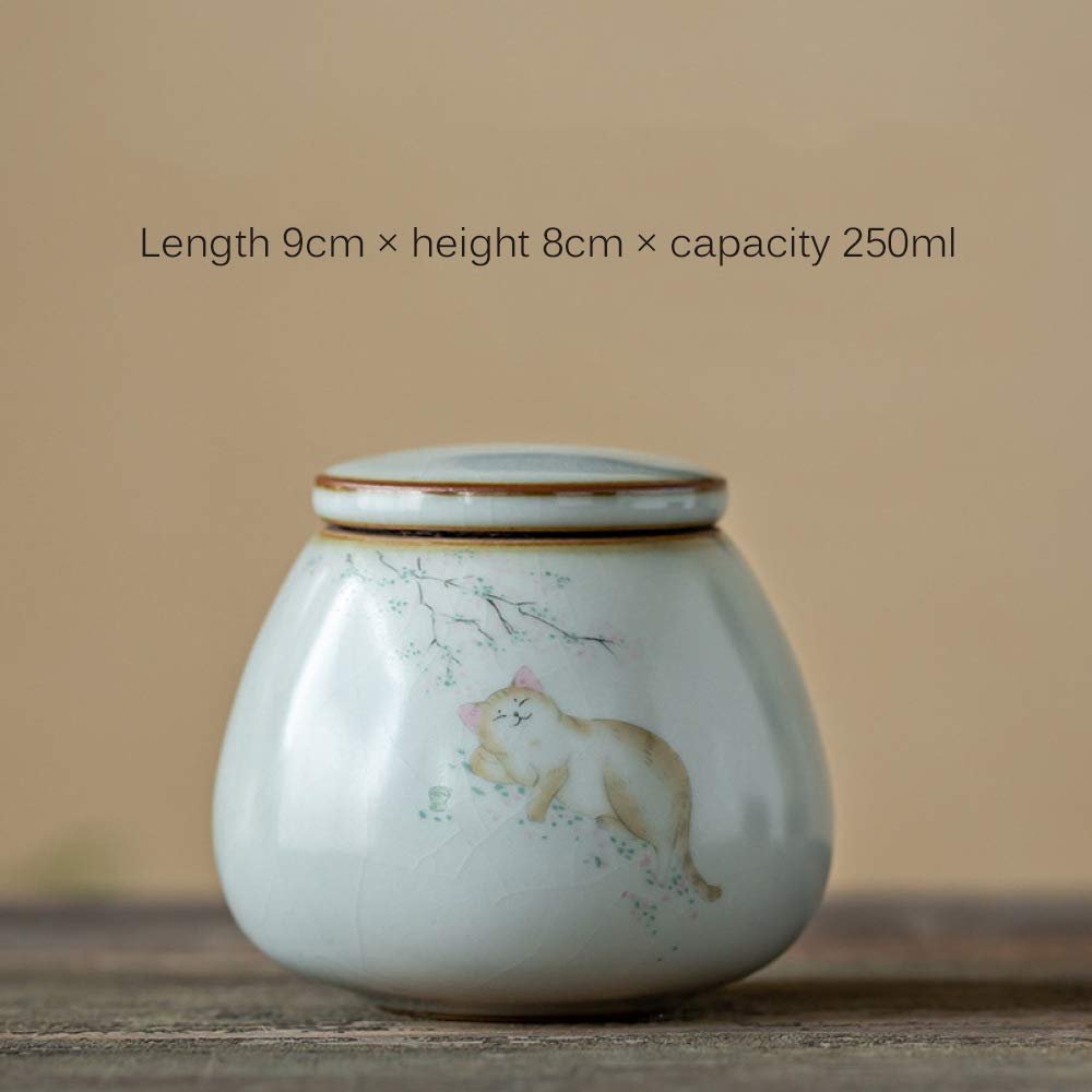 Funeral Urn,Cremation Ashes Urns for Pet,Ceramic New Urn Memorial for Human Cat Dog Beautiful, 998cm,B (E)