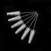 Alsilence 50mm Pipe Brush for Hearing Aids Cleaning, 6 Pieces, Transparent view 2