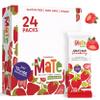 Mate Apple + Strawberry Healthy Snack, 100% Natural Real Fruit Bar & Gluten-Free & Vegan & Non GMO & Kosher - Zero Added Sugar, No Preservatives and No Colorant - 24 Pack view 1