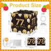 77th Birthday Surprise Gift Box, Happy Birthday Money Gift Boxes for Cash, 77th Birthday Gifts for Women Men, 77th Birthday Party Decorations Supplieswith 35PCS Bags view 2