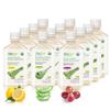 AloeCure Organic Aloe Vera Juice - 12 Bottle Sample Pack - Grape, Lemon, Natural Flavor, 12x500ml view 1