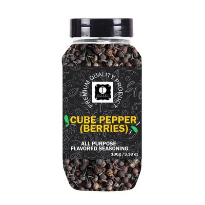 EDZZEL Premium Quality Indian Organic Cubeb Pepper (Berries) Plant Based, Vegan, Gluten Free-100 GRAM Box