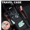 14 Packs Travel Dental Floss Pick Case, Holder, Come with 140pcs Premium QUALIALL Toothpick Flossers for Adults Teeth Cleaning, Sealed Portable Refillable, Green, Pink. view 3