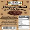 Bits N Things Chocolate Original Blend Sprinkles | Topping & Decoration | 5 lb. Bulk Container view 2