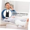 Anneome Crutch Storage Bag Underarm Pouch Oxford Pouch Bag for Walking Sticks Capacity for Loose Items Easy Access view 2