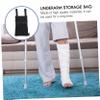 Anneome Crutch Storage Bag Underarm Pouch Oxford Pouch Bag for Walking Sticks Capacity for Loose Items Easy Access view 3