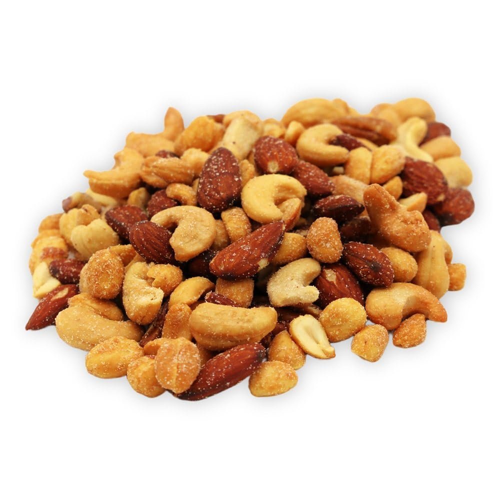 C.J. Dannemiller Mixed Nuts, Danny's Sweet Delight, Bulk 10 Pound Box, Includes Honey Roasted Peanuts, Cashews, Almonds, Pecans