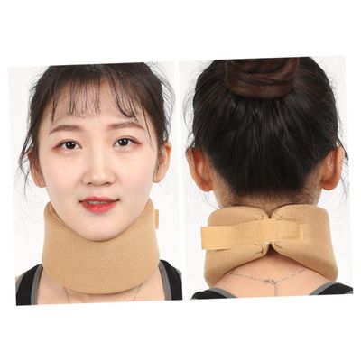 Anneome Neck Support for Khaki Neck Brace for Proper and Comfort Lightweight Design for Travel and Daily Use