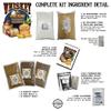 Tapcraft - Complete 4 GRAIN Whiskey Recipe & Fermentation Kit with Corn, Barley, Rye and Wheat - 5 Gallon Mash Recipe Kit - Make Your Own Whiskey at Home - Make your Own Moonshine at Home - Gifts for Dad - Great Gift Ideas view 3