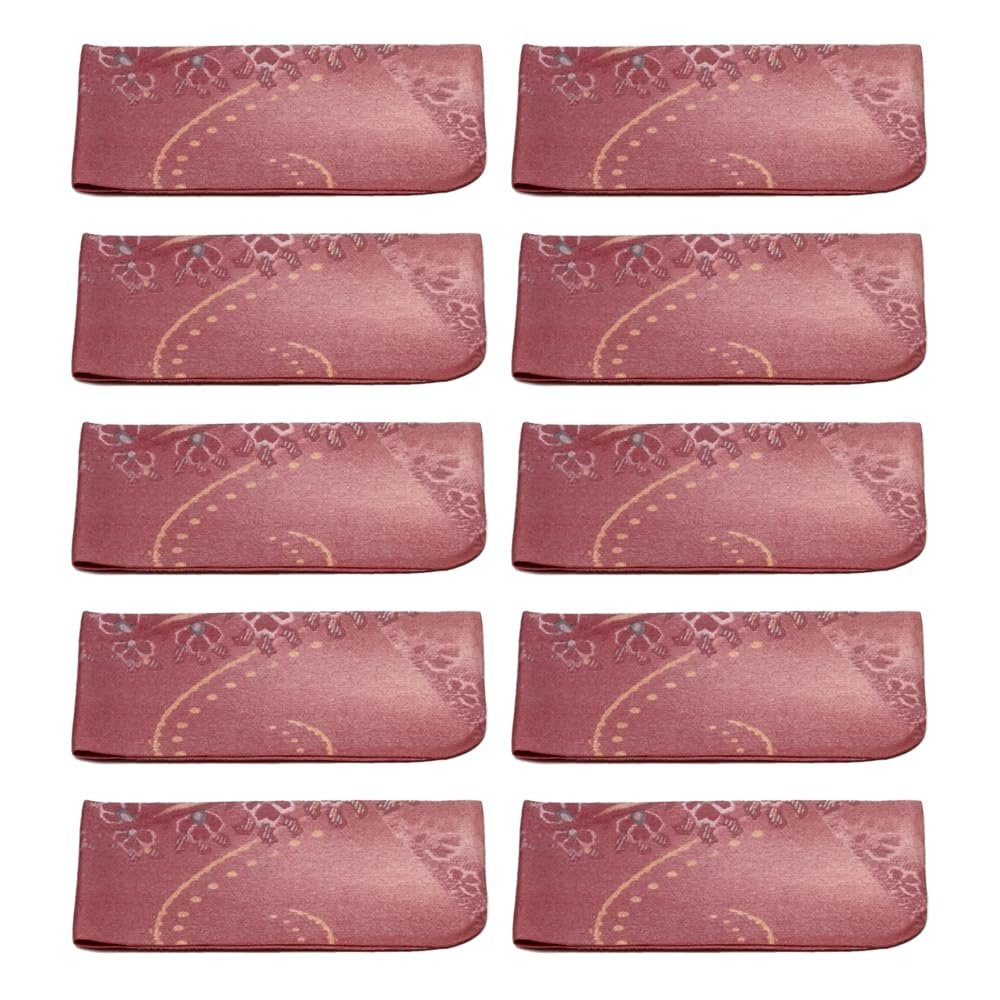Calabria Microfiber Cleaning Cloth Fuschia Pink Paisley Cashmere 10 Pack Womens Cleans Eyeglass Lens Sunglasses Phone Camera