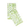 Caspari Bamboo Screen Moss Green Paper Linen Guest Towel Napkins - 12 Per Package view 3
