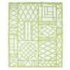 Caspari Bamboo Screen Moss Green Paper Linen Guest Towel Napkins - 12 Per Package view 4