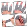 BESPORTBLE 50pcs Sports Finger Sleeves Basketball Gel Finger Protectors Professional Tape Wraps Reusable Thumb Cots Moisture Absorbent Breathable Elastic for Arthritis Trigger view 3