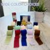 Allgala 6 Roll 2" x7yd Brown Color Handmade Rustic Fringe Frayed Chiffon Ribbon for Bridal Wedding Gift Packing, Flower Bouquet Arrangement Wrapping DIY Craft view 3