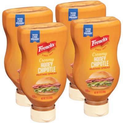 French's Creamy Honey Chipotle Mustard Spread, 12 oz (Pack of 4)