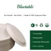Compostable Paper Plates 9 Inch Bulk Plates [500 Case Pack] - Biodegradable Made from 100% Sugarcane - Heavy Duty Disposable - Eco Friendly - Bagasse Dinner Plates Natural Recycled Plate [500 Case] view 3