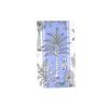 Caspari Southern Palms Blue & White Guest Towel Napkins - 15 Per Package view 1