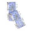 Caspari Southern Palms Blue & White Guest Towel Napkins - 15 Per Package view 3