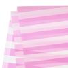 MECCANIXITY Flower Wrapping Paper Waterproof Bouquet Floral Paper Wide Striped Rose Pink 22.8 x 22.8 Inches 10 Pcs view 1