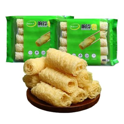 240 Deep Fried Bean Skin Rolls - Dried Beancurd Sticks, Asian Tofu Snack, Tofu Extra Firm - Delicious and Crispy Asian Treats