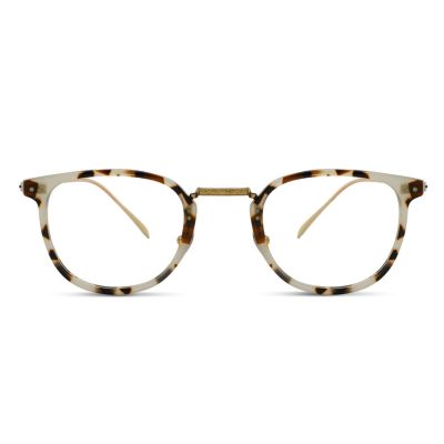 AOOLIA Square Women Reading Glasses Full Rim Spectacles Trendy Blue Light Blocking Reader Computer Eyeglasses Lightweight Eyewear (Beige, 2.25, x)