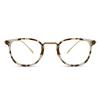 AOOLIA Square Women Reading Glasses Full Rim Spectacles Trendy Blue Light Blocking Reader Computer Eyeglasses Lightweight Eyewear (Beige, 2.25, x) view 1