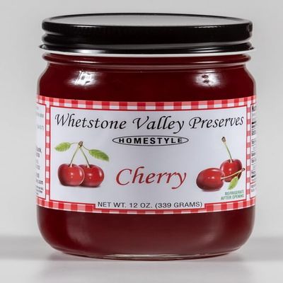100% NATURAL South Dakota- Whetstone Valley Preserves Homestyle Spread (Hand Picked Fruit) (Cherry)