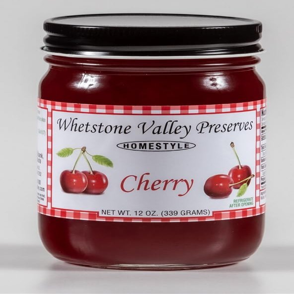 100% NATURAL South Dakota- Whetstone Valley Preserves Homestyle Spread (Hand Picked Fruit) (Cherry)