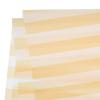 MECCANIXITY Flower Wrapping Paper Waterproof Bouquet Floral Paper Wide Striped Champagne 22.8 x 22.8 Inches 10 Pcs view 1