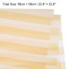 MECCANIXITY Flower Wrapping Paper Waterproof Bouquet Floral Paper Wide Striped Champagne 22.8 x 22.8 Inches 10 Pcs view 2